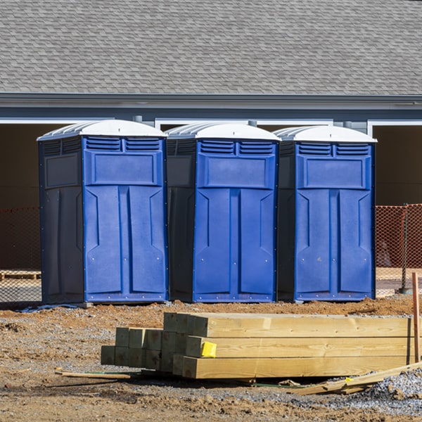 what is the maximum capacity for a single porta potty in Lockport